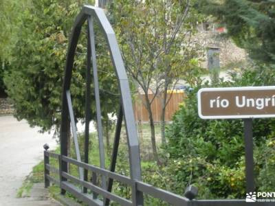 Paisaje Protegido Valle del Río Ungría; pueblos de la sierra norte de madrid  actividades culturales